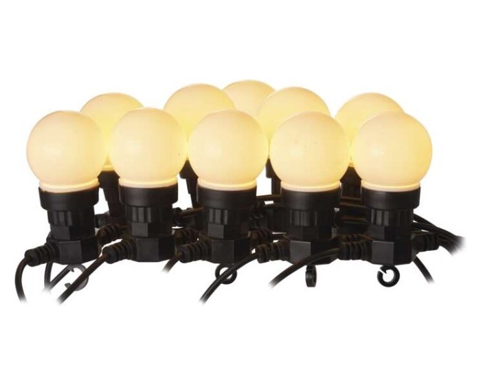 Světelný LED řetěz Bulb 5 m teplá bílá