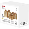 LED dárky s ozdobou Gifts teplá bílá II