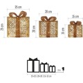 LED dárky s ozdobou Gifts teplá bílá II