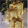 LED dárky s ozdobou Gifts teplá bílá II