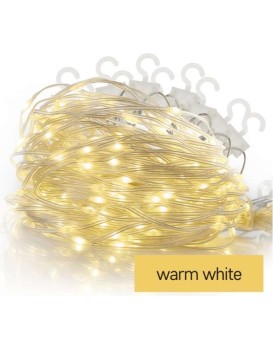 LED vánoční řetěz - záclona Dropi s programy 1,7 m x 1,5 m teplá bílá