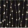 LED vánoční řetěz - záclona Dropi s programy 1,7 m x 1,5 m teplá bílá