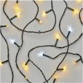 LED vánoční řetěz Steny s časovačem 18 m teplá/studená bílá