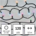 Vánoční LED řetěz GOSMART 12 m RGB s chytrými funkcemi