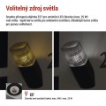 Zahradní nástěnné svítidlo Lana I šedé