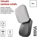 Zahradní LED nástěnné svítidlo Nika teplá bílá