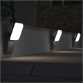 Zahradní LED nástěnné svítidlo Nika teplá bílá