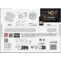Nástěnné LED svítidlo GoSmart Hexagon 10 dílů vícebarevné