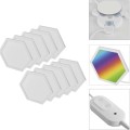 Nástěnné LED svítidlo GoSmart Hexagon 10 dílů vícebarevné
