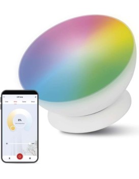 Chytrá stolní LED ambientní lampa GoSmart bílá