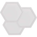 Nástěnné LED svítidlo GoSmart Hexagon 3 díly vícebarevné