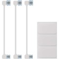 Nástěnné LED svítidlo GoSmart Hexagon 3 díly vícebarevné