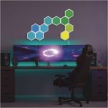 Nástěnné LED svítidlo GoSmart Hexagon 3 díly vícebarevné