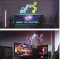 Nástěnné LED svítidlo GoSmart Hexagon 3 díly vícebarevné