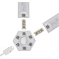 Nástěnné LED svítidlo GoSmart Lines 9 dílů vícebarevné/černé