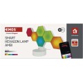 Stolní LED lampa GoSmart Hexagon 6 dílů vícebarevná/bílá