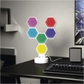 Stolní LED lampa GoSmart Hexagon 6 dílů vícebarevná/bílá