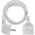 Prodlužovací kabel s 1 zásuvkou 1 mm² SHARP 1,5 m bílý