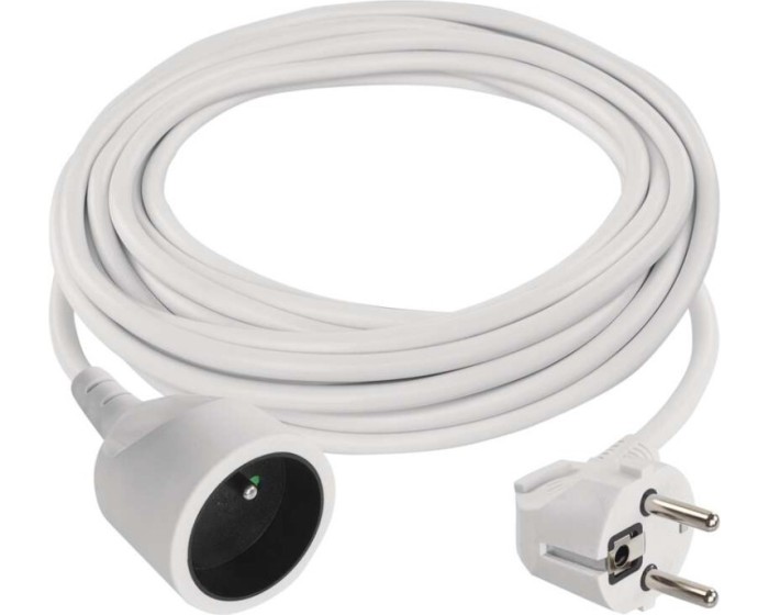 Prodlužovací kabel s 1 zásuvkou 1 mm² SHARP 7 m bílý