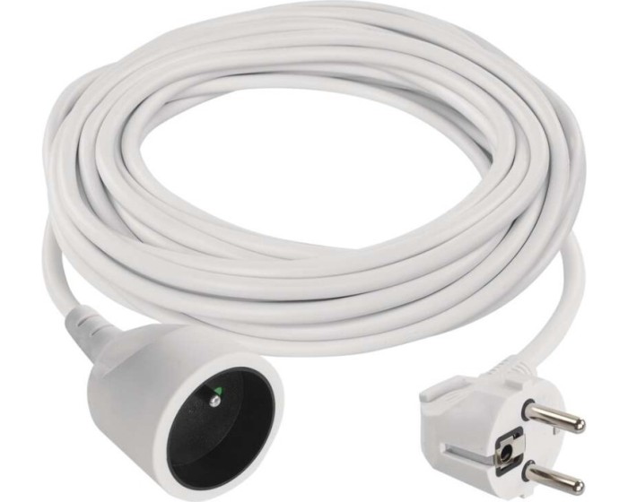 Prodlužovací kabel s 1 zásuvkou 1 mm² SHARP 10 m bílý