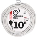 Prodlužovací kabel s 1 zásuvkou 1 mm² SHARP 10 m bílý