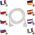 Prodlužovací kabel s 1 zásuvkou 1 mm² SHARP 10 m bílý