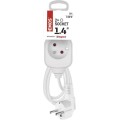 Prodlužovací kabel se 2 zásuvkami 1 mm² MEZA 1,4 m bílý