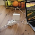 Prodlužovací kabel se 2 zásuvkami 1 mm² MEZA 3 m bílý