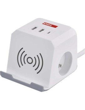 Prodlužovací kabel Daca se 2 zásuvkami 2 m bílý