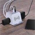 Prodlužovací kabel Daca se 2 zásuvkami 2 m bílý