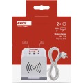 Prodlužovací kabel Daca se 2 zásuvkami 2 m bílý