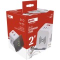 Prodlužovací kabel Daca se 2 zásuvkami 2 m bílý