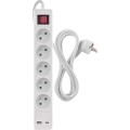 Prodlužovací kabel s vypínačem, 5 zásuvkami a USB porty 1,5 mm² CABRERA 3 m bílý