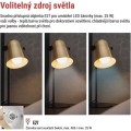 Stolní lampa Nina zlatá