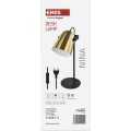Stolní lampa Nina zlatá