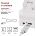 Stolní LED lampa Amy bílá