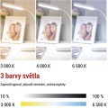 Stolní LED lampa Molly bílá