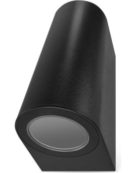 Zahradní nástěnné svítidlo Oculus černé