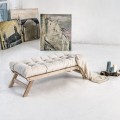 Lavice BREEZIO 01 140 cm z masivu/zelená