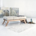 Lavice BREEZIO 01 140 cm z masivu/zelená