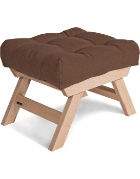 Taburet BREEZIO 01 55 cm z masivu/hnědý