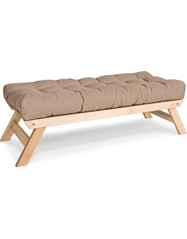 Lavice BREEZIO 02 140 cm z masivu/béžová