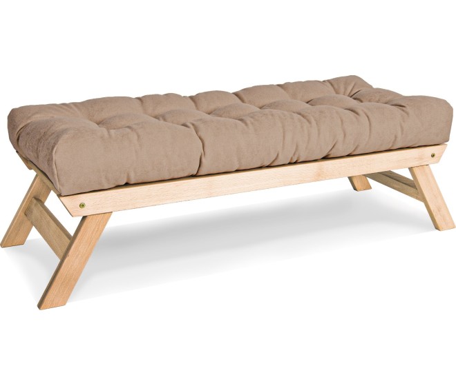 Lavice BREEZIO 02 140 cm z masivu/béžová