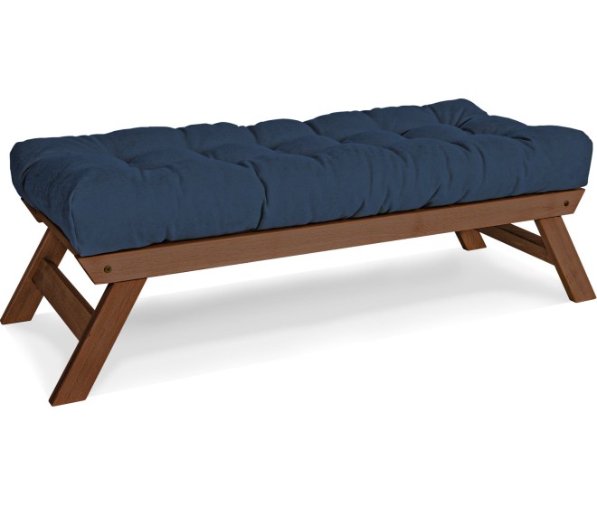 Lavice BREEZIO 03 140 cm z masivu/modrá
