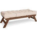 Lavice BREEZIO 03 140 cm z masivu/krémová