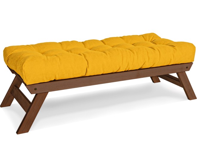 Lavice BREEZIO 03 140 cm z masivu/žlutá