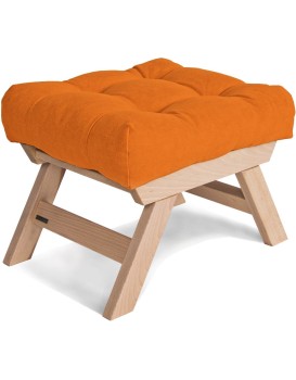Taburet BREEZIO 02 55 cm z masivu/oranžový