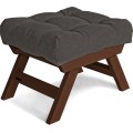 Taburet BREEZIO 03 55 cm z masivu/šedý