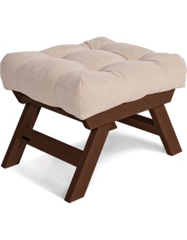 Taburet BREEZIO 03 55 cm z masivu/krémový