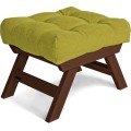 Taburet BREEZIO 03 55 cm z masivu/zelený